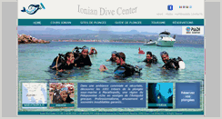 Desktop Screenshot of ioniandivecenter.com